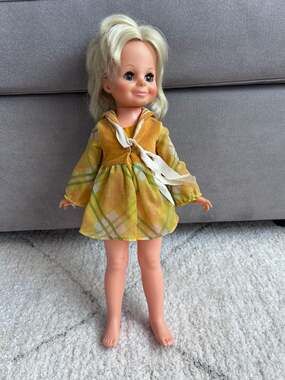 RARE Vintage 1971 Ideal Brandi Doll 15" Growing Hair Crissy Family